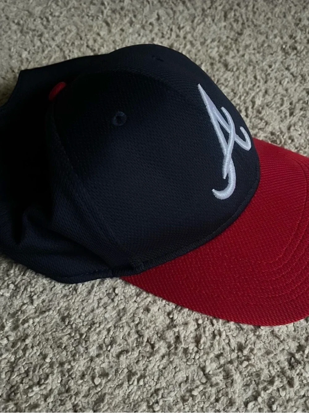 MLB Kids Atlanta Baseball Cap - Navy, Red, White